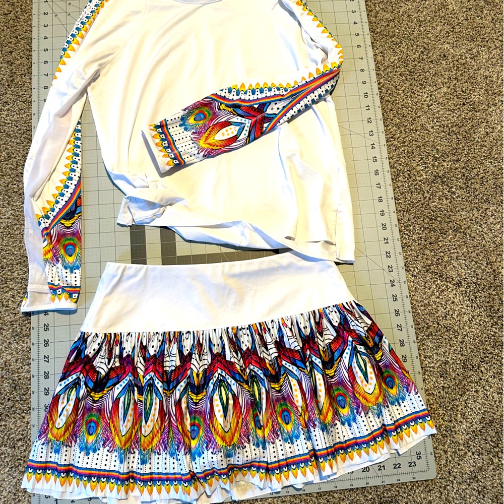 Matching Luck in Love tennis set